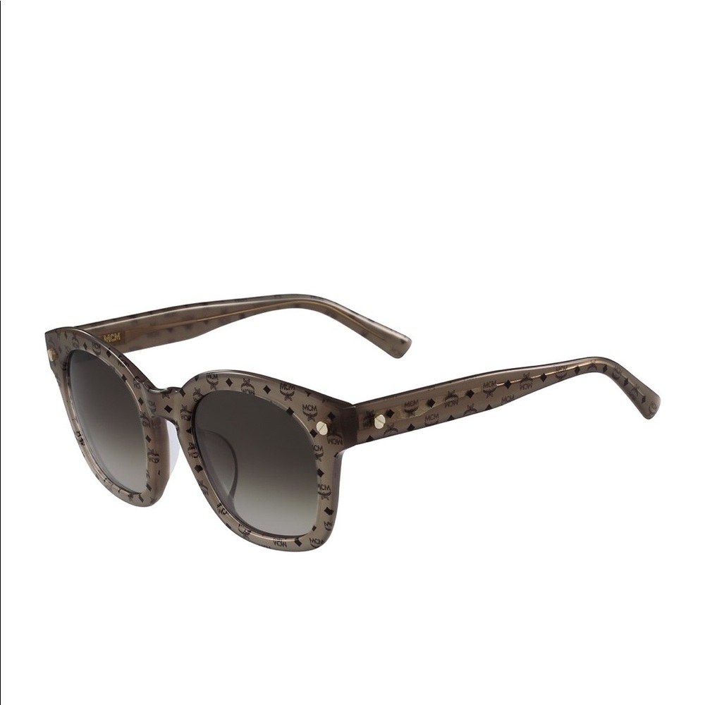 Mcm sunglasses 52mm Square Sunglasses grey In Turtledove Visetos
